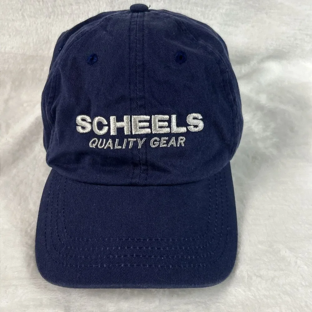 Scheels Blue Mens Hat Adjustable Ball Cap Baseball Sporting Goods